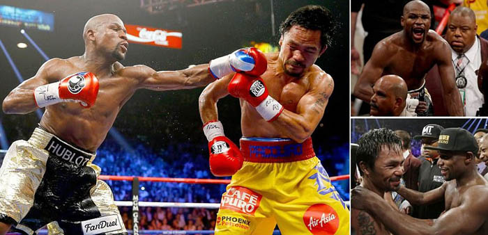 Pacquiao Gagal Tekuk Mayweather, Tak Terkalahkan 48 Kali Tanding